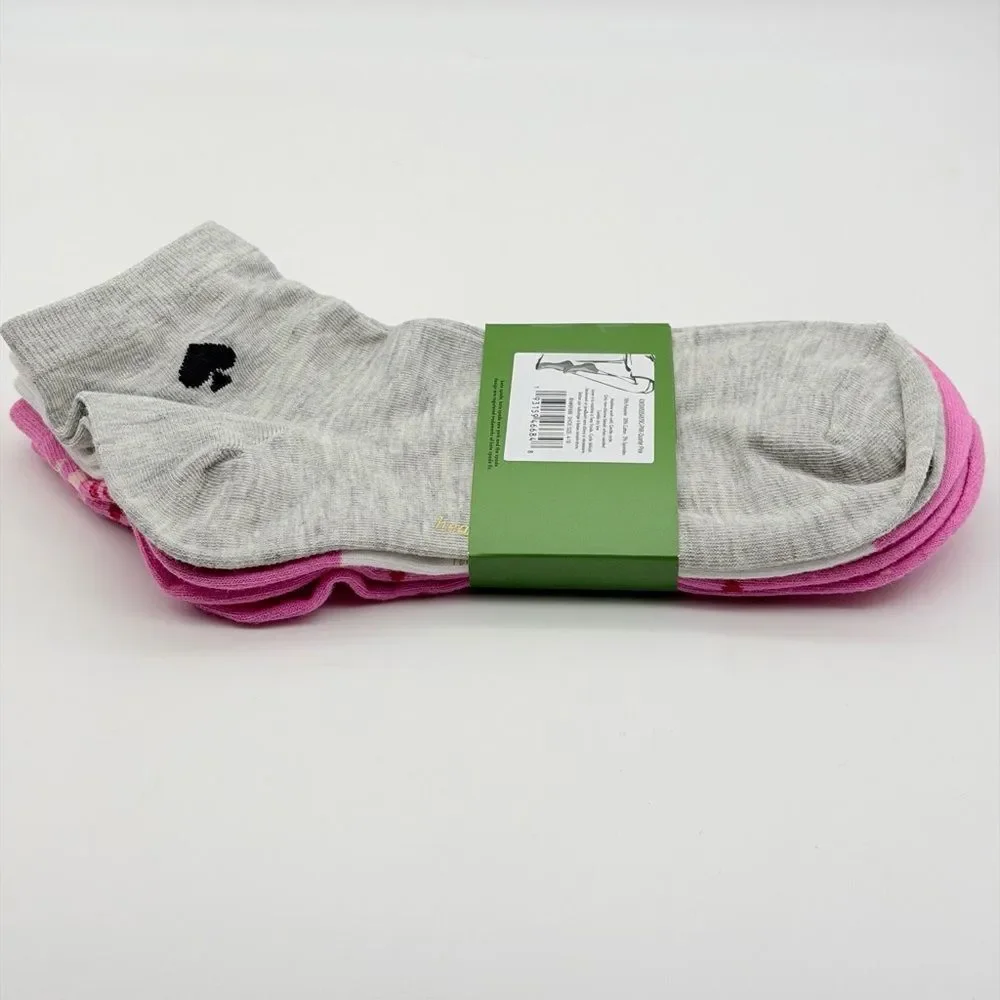 Kate Spade New York 3 Pairs Patterned Socks One Size